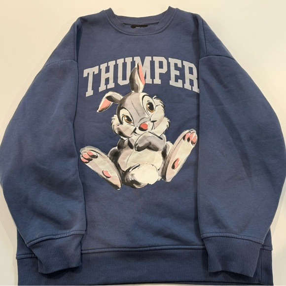 Disney Tops - 3/$20 Women’s Primark Disney Thumper Bambi sweatshirt Blue